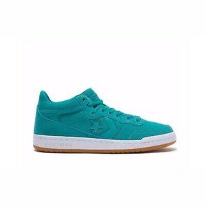 Converse Fastbreak Pro Mid Enamel Aqua Leather Sneakers